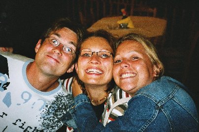 Atte, Milla ja Milja.