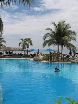 Hotellin uima-allas.