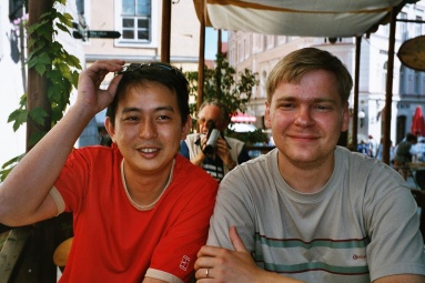 Don ja Atte Tallinnassa.