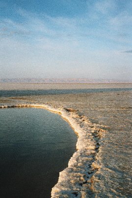 Chott El Jeridin suolaj�rvi.